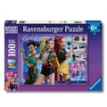 Ravensburger – k-pop demon hunters, puzzle 100 pezzi xxl di 49x36cm puzzle bambini 6 anni